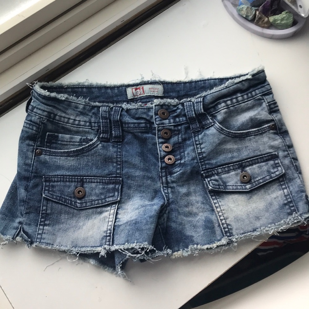 Denim shorts